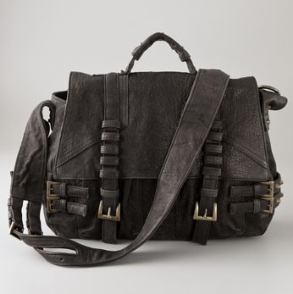 Pour La Victoire Lennon Tattered Leather Satchel
